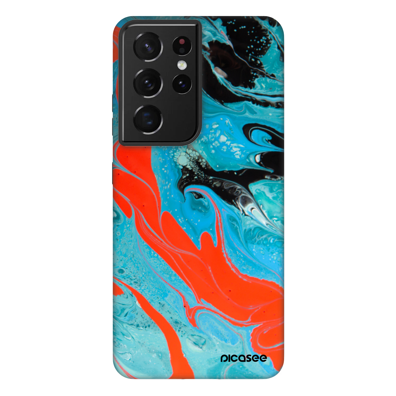 Picasee Fashion Case pentru Samsung Galaxy S21 Ultra 5G G998B - Blue Magma