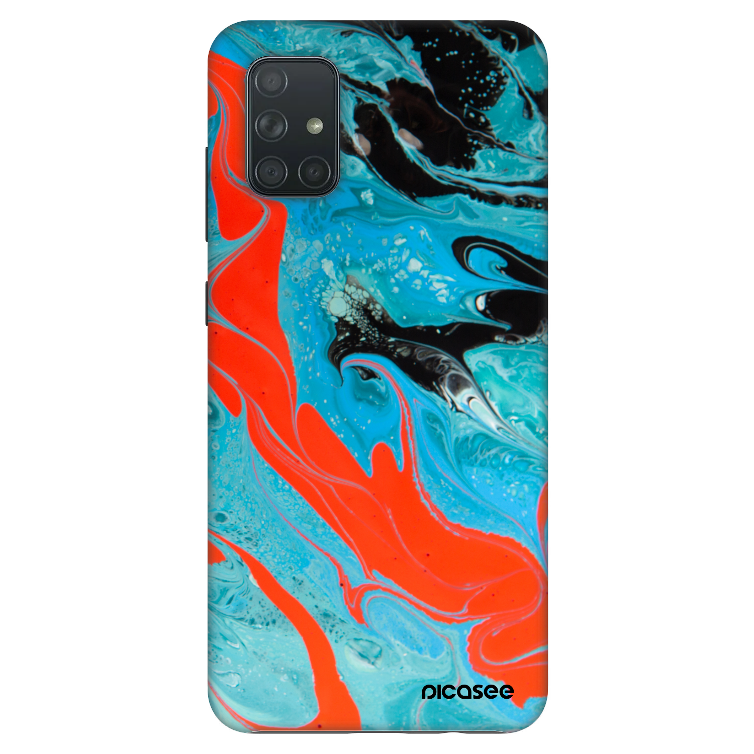 Picasee Fashion Case pentru Samsung Galaxy A71 A715F - Blue Magma