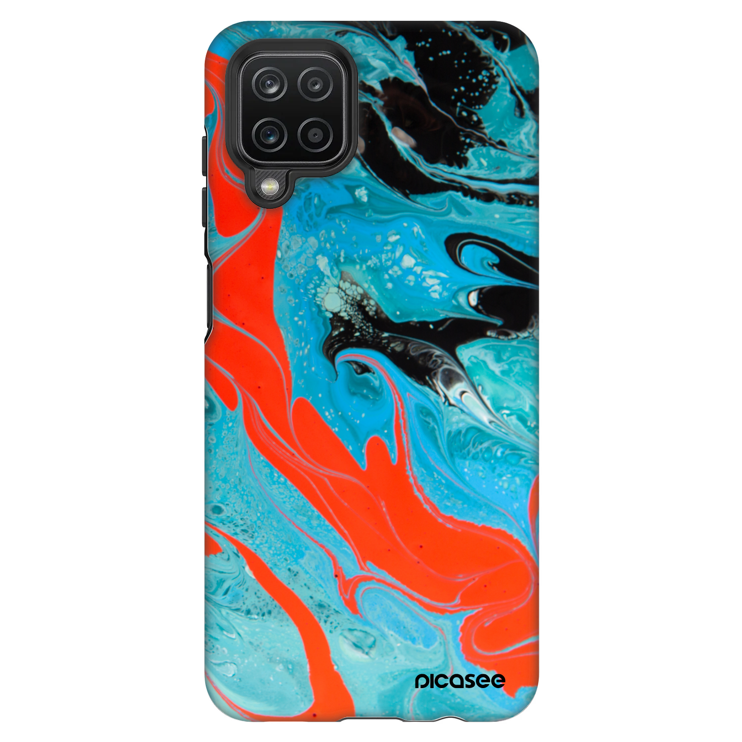 Picasee Fashion Case pentru Samsung Galaxy A12 A125F - Blue Magma
