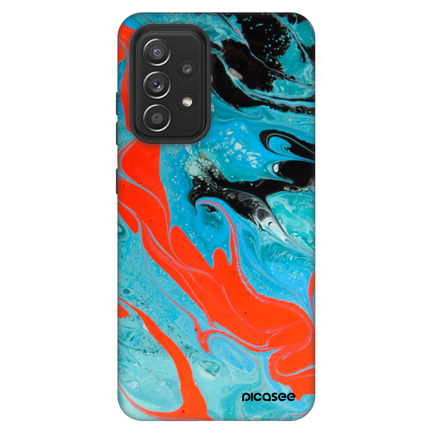 Picasee Fashion Case pentru Samsung Galaxy A52 5G A525F - Blue Magma