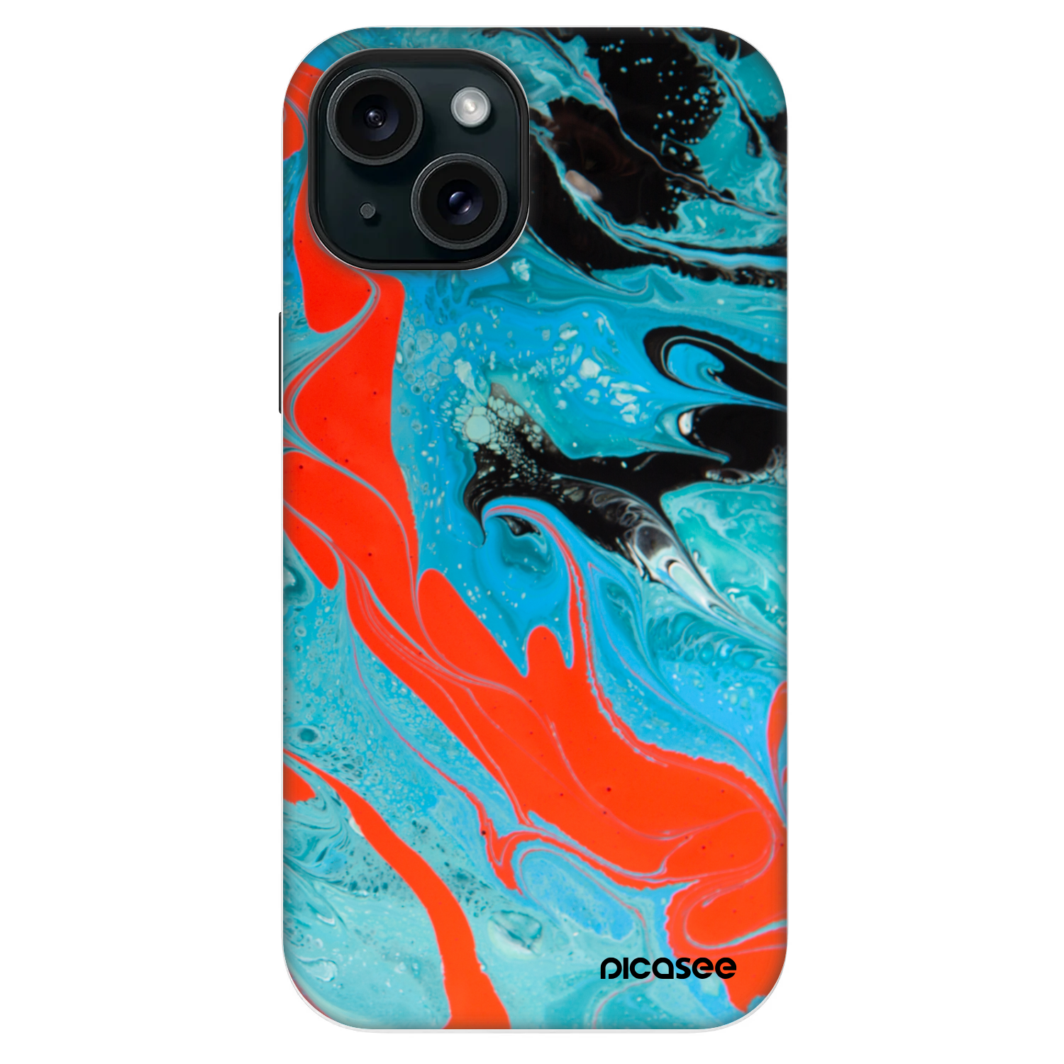 Picasee Fashion Case MagSafe pentru Apple iPhone 13 - Blue Magma