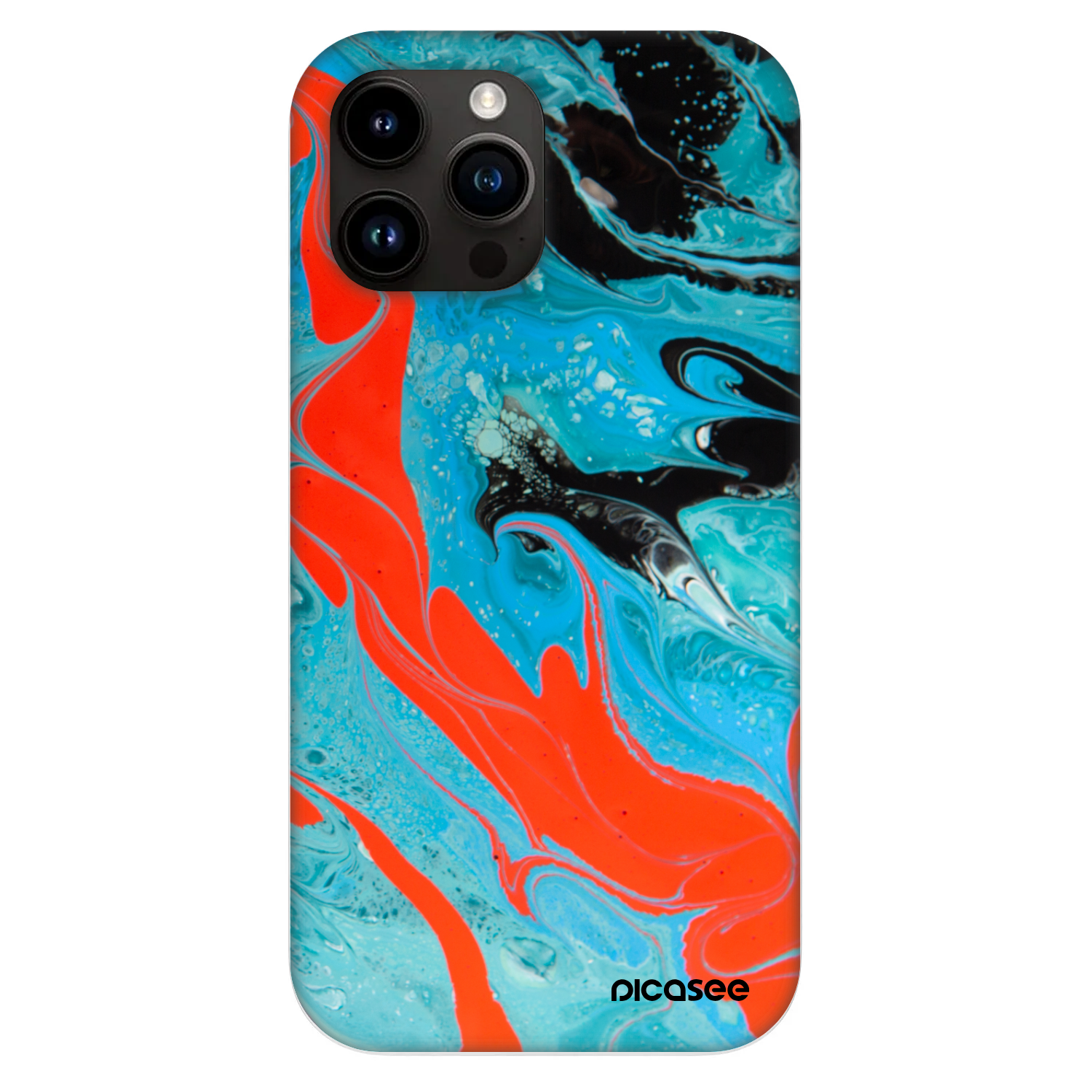 Picasee Fashion Case MagSafe pentru Apple iPhone 13 Pro Max - Blue Magma