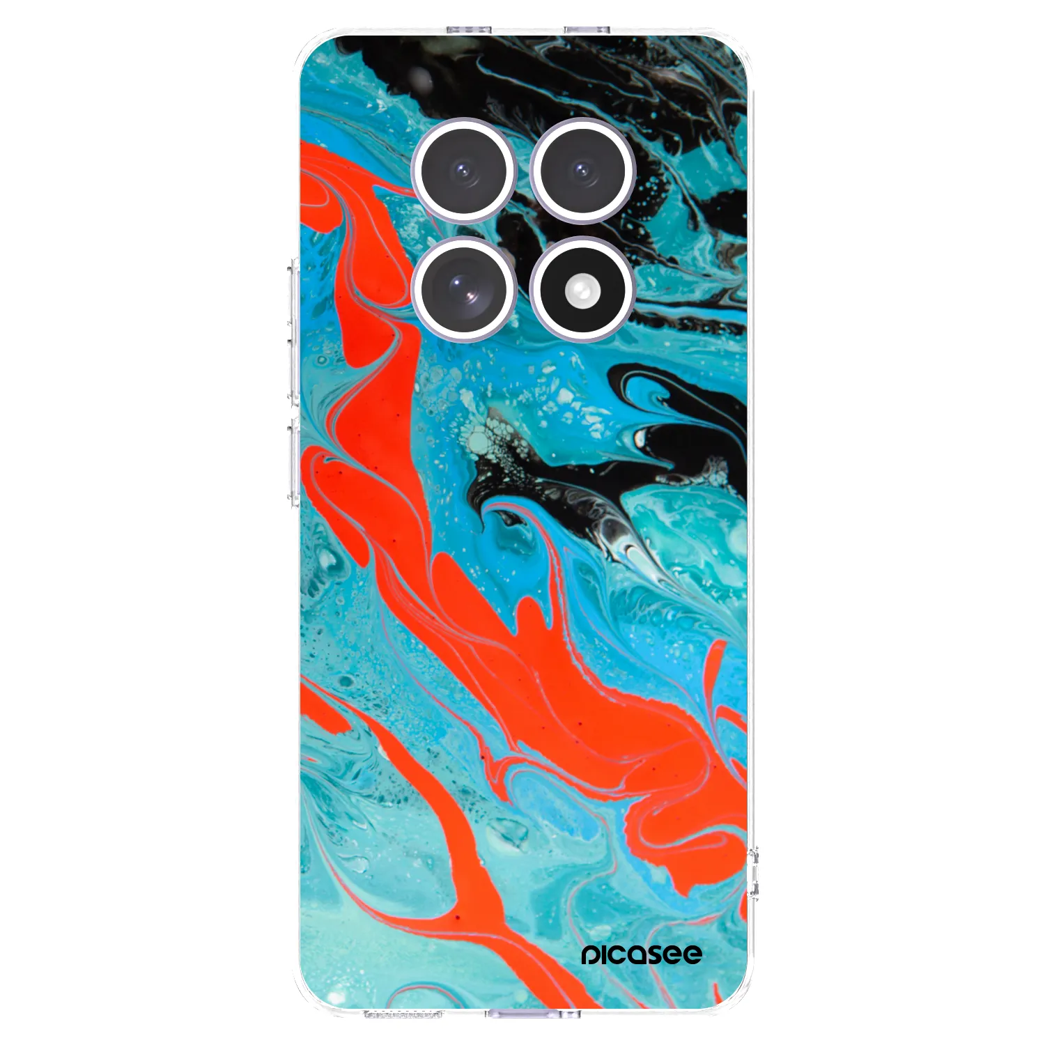 Picasee husă transparentă din silicon pentru Xiaomi Redmi Note 15 - Blue Magma