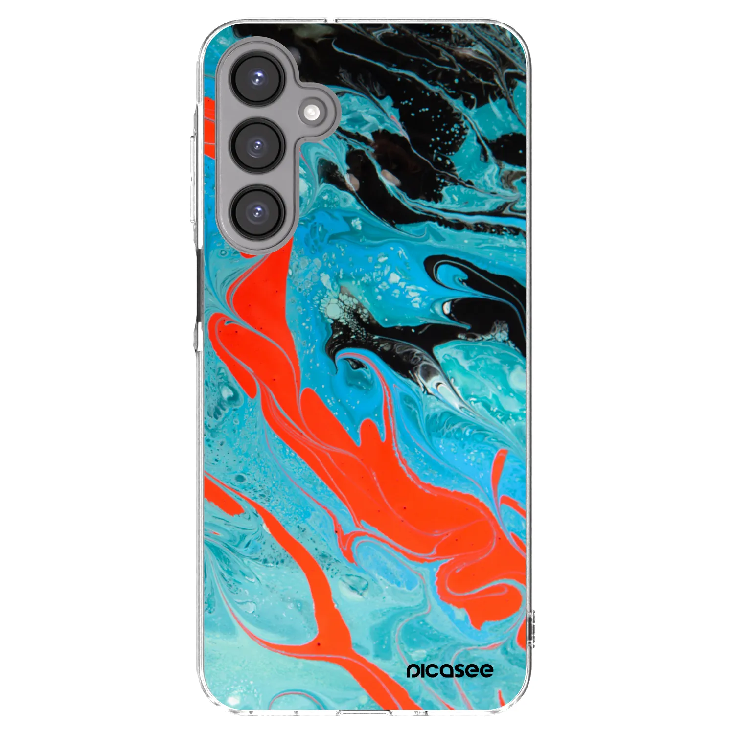 Picasee husă transparentă din silicon pentru Samsung Galaxy A16 4G - Blue Magma