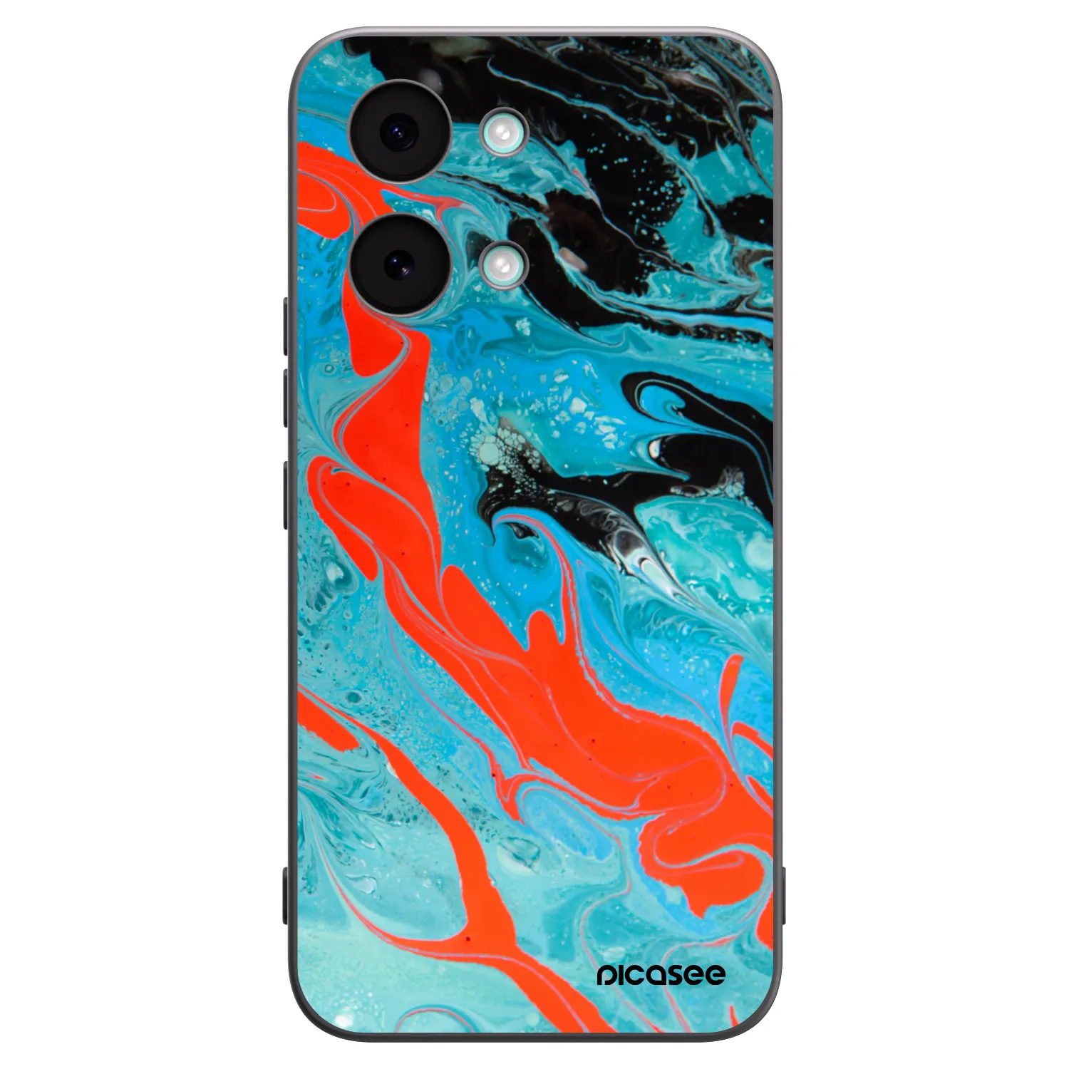 Picasee husă neagră din silicon pentru Xiaomi Poco X8 Pro Max - Blue Magma