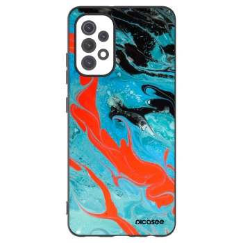 Picasee husă neagră din silicon pentru Samsung Galaxy A32 5G A326B - Blue Magma