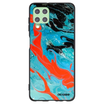 Picasee husă neagră din silicon pentru Samsung Galaxy A22 A225F 4G - Blue Magma