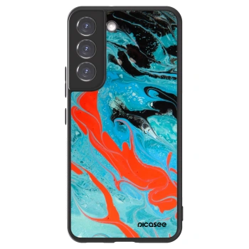 Picasee ULTIMATE CASE pentru Samsung Galaxy S22 5G - Blue Magma