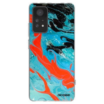 Picasee husă transparentă din silicon pentru Xiaomi Redmi Note 11 Pro - Blue Magma