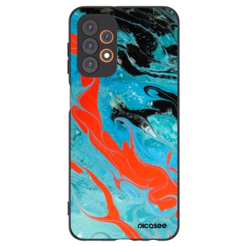 Picasee husă neagră din silicon pentru Samsung Galaxy A23 A235F 4G - Blue Magma