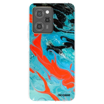 Picasee husă transparentă din silicon pentru Xiaomi Poco X5 Pro - Blue Magma