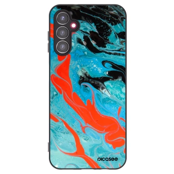 Picasee husă neagră din silicon pentru Samsung Galaxy A14 5G A146P - Blue Magma