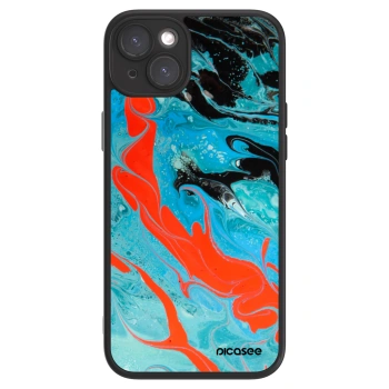Picasee ULTIMATE CASE MagSafe pentru Apple iPhone 15 Plus - Blue Magma