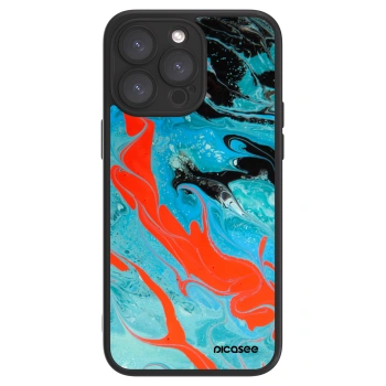 Picasee ULTIMATE CASE pentru Apple iPhone 15 Pro Max - Blue Magma