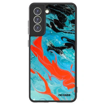Picasee ULTIMATE CASE PowerShare pentru Samsung Galaxy S21 FE 5G - Blue Magma