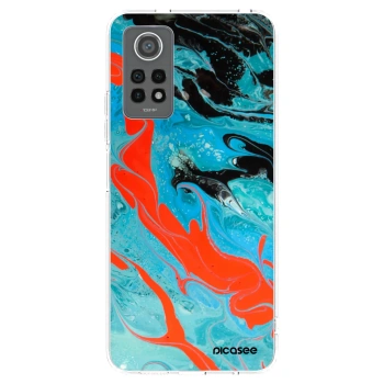 Picasee husă transparentă din silicon pentru Xiaomi Redmi Note 12 Pro 4G - Blue Magma
