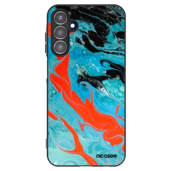 Picasee husă neagră din silicon pentru Samsung Galaxy A15 A156B 5G - Blue Magma