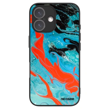 Picasee ULTIMATE CASE MagSafe pentru Apple iPhone 16 - Blue Magma