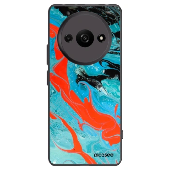 Picasee husă neagră din silicon pentru Xiaomi Redmi A3 - Blue Magma