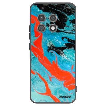 Picasee husă neagră din silicon pentru OnePlus 11 5G - Blue Magma