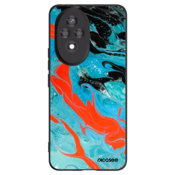 Picasee husă neagră din silicon pentru Honor 200 Pro 5G - Blue Magma