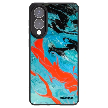 Picasee husă neagră din silicon pentru Samsung Galaxy S25 Edge 5G - Blue Magma