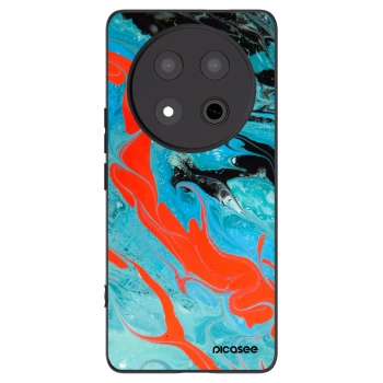 Picasee husă neagră din silicon pentru Honor Magic7 Lite 5G - Blue Magma