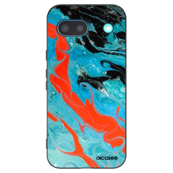Picasee husă neagră din silicon pentru Google Pixel 8a - Blue Magma