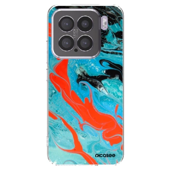 Picasee husă transparentă din silicon pentru Xiaomi 15 - Blue Magma