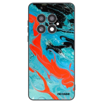 Picasee husă neagră din silicon pentru OnePlus 13 5G - Blue Magma