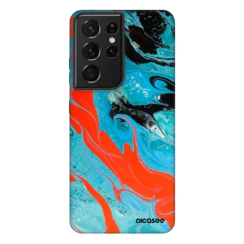 Picasee Fashion Case pentru Samsung Galaxy S21 Ultra 5G G998B - Blue Magma