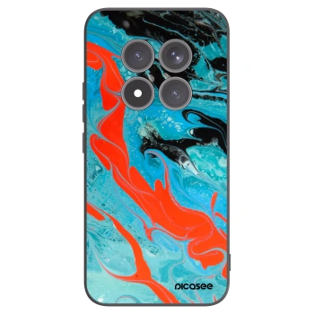 Picasee husă neagră din silicon pentru Xiaomi Redmi Note 15 Pro+ - Blue Magma