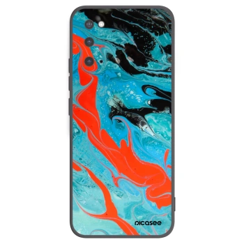 Picasee husă neagră din silicon pentru Samsung Galaxy S20 G980F - Blue Magma