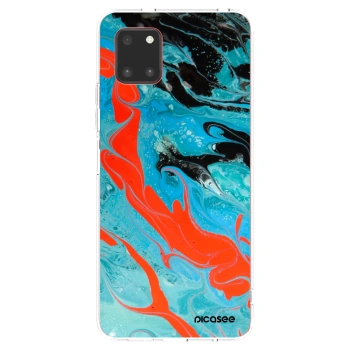 Picasee husă transparentă din silicon pentru Samsung Galaxy Note 10 Lite N770F - Blue Magma