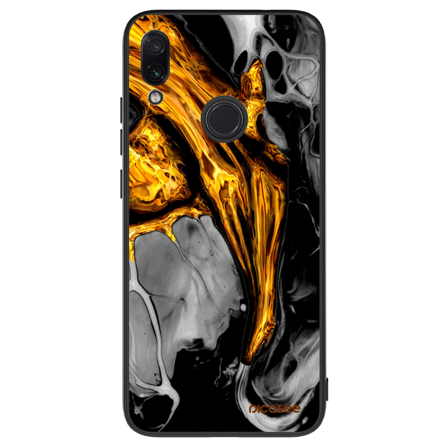 Picasee ULTIMATE CASE pentru Xiaomi Redmi Note 7 - Black Gold