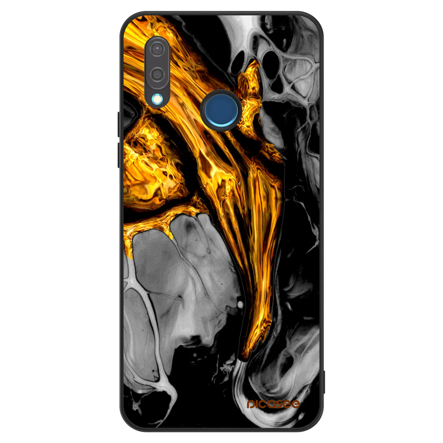 Picasee ULTIMATE CASE pentru Huawei P20 Lite - Black Gold