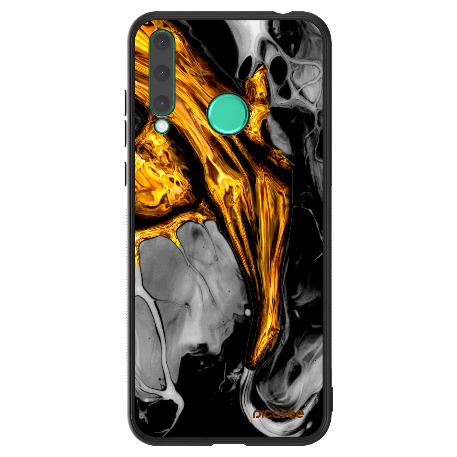 Picasee ULTIMATE CASE pentru Honor 20 Lite - Black Gold