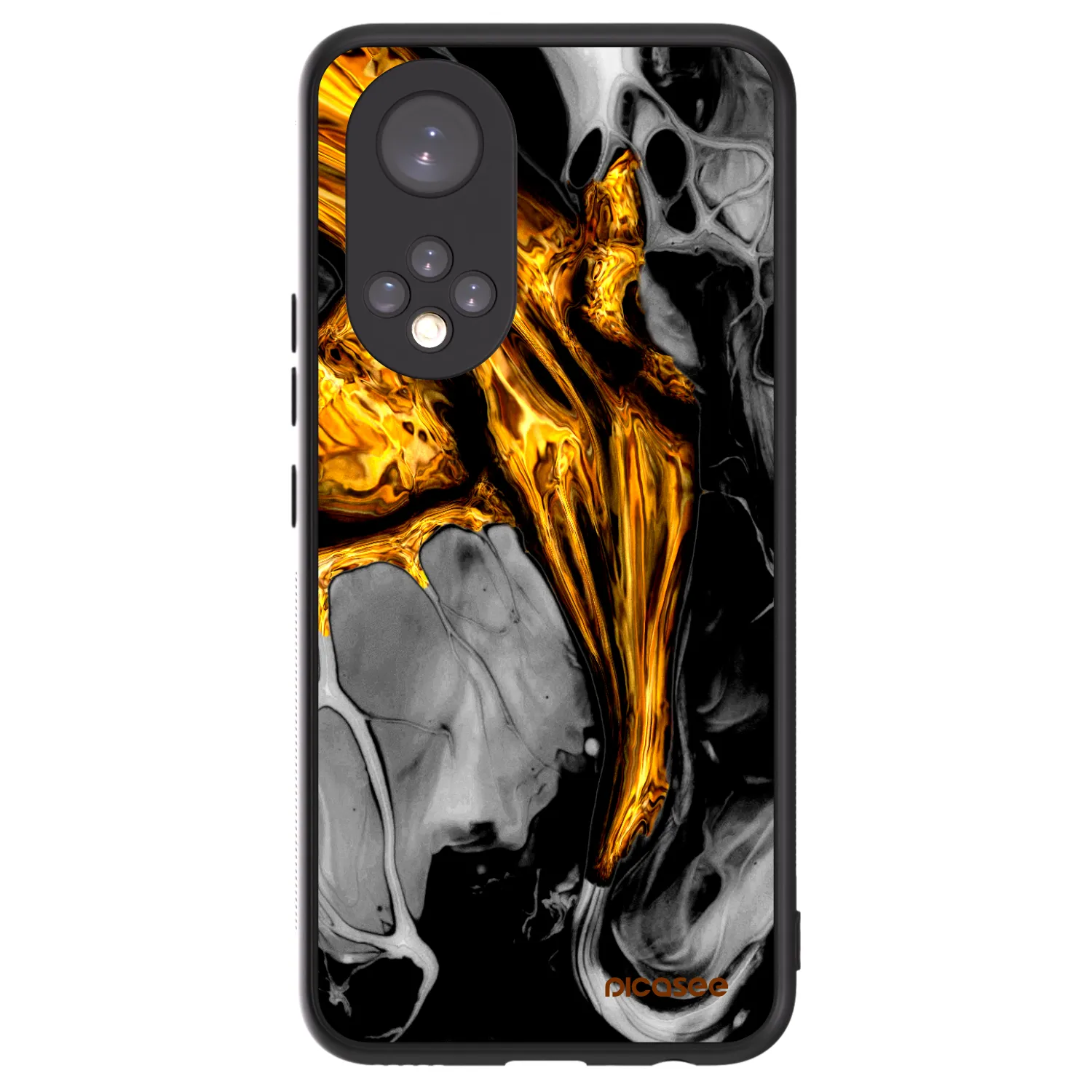 Picasee ULTIMATE CASE pentru Honor 50 5G - Black Gold