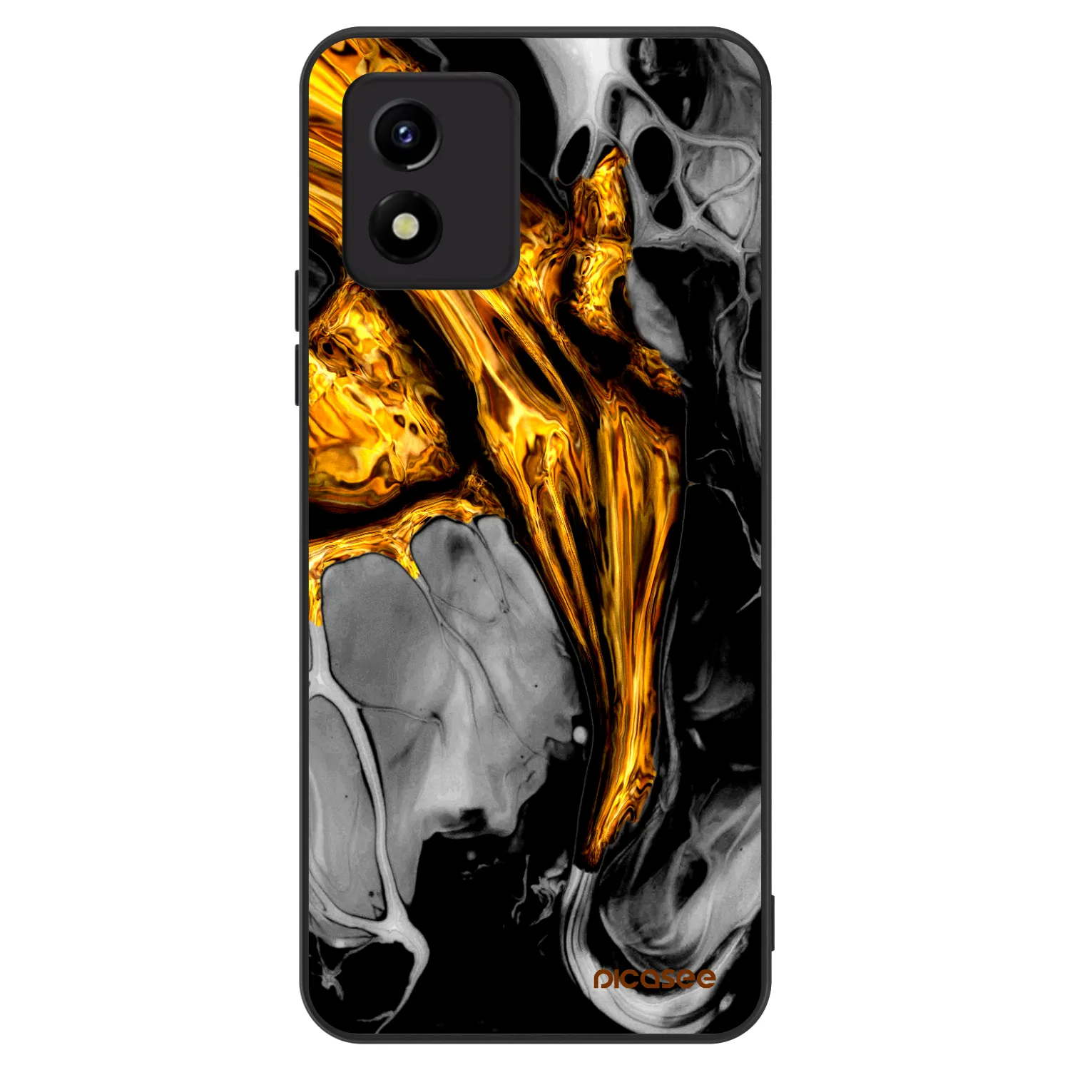 Picasee ULTIMATE CASE pentru Vivo Y01 - Black Gold