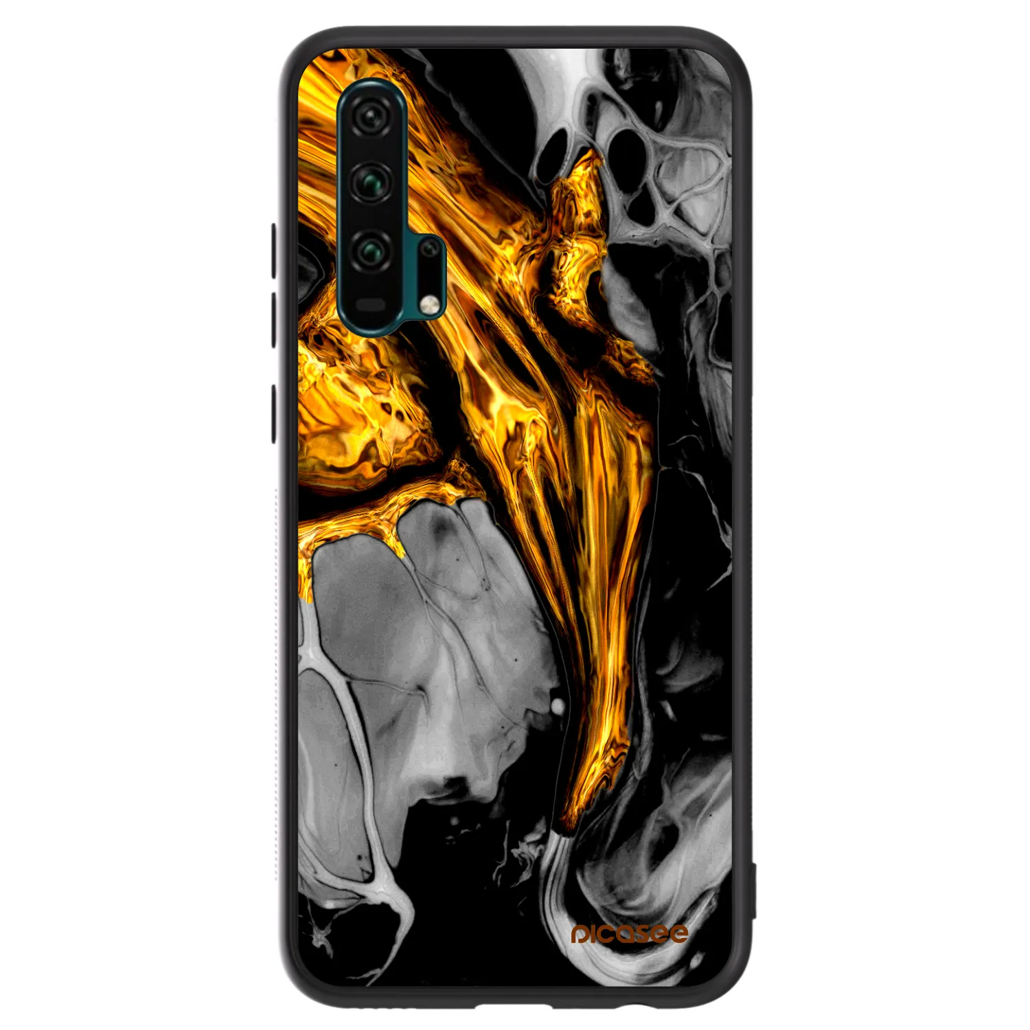 Picasee ULTIMATE CASE pentru Honor 20 Pro - Black Gold