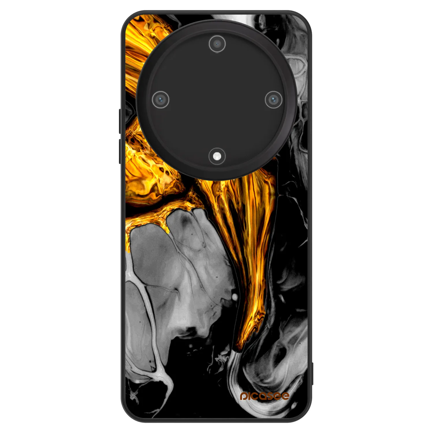 Picasee ULTIMATE CASE pentru Honor Magic5 Lite 5G - Black Gold
