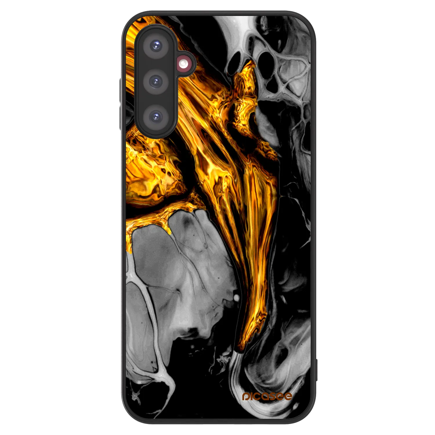 Picasee ULTIMATE CASE pentru Samsung Galaxy A14 5G A146P - Black Gold