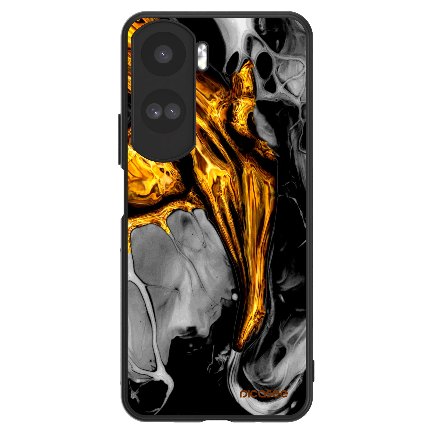 Picasee ULTIMATE CASE pentru Honor 90 Lite 5G - Black Gold