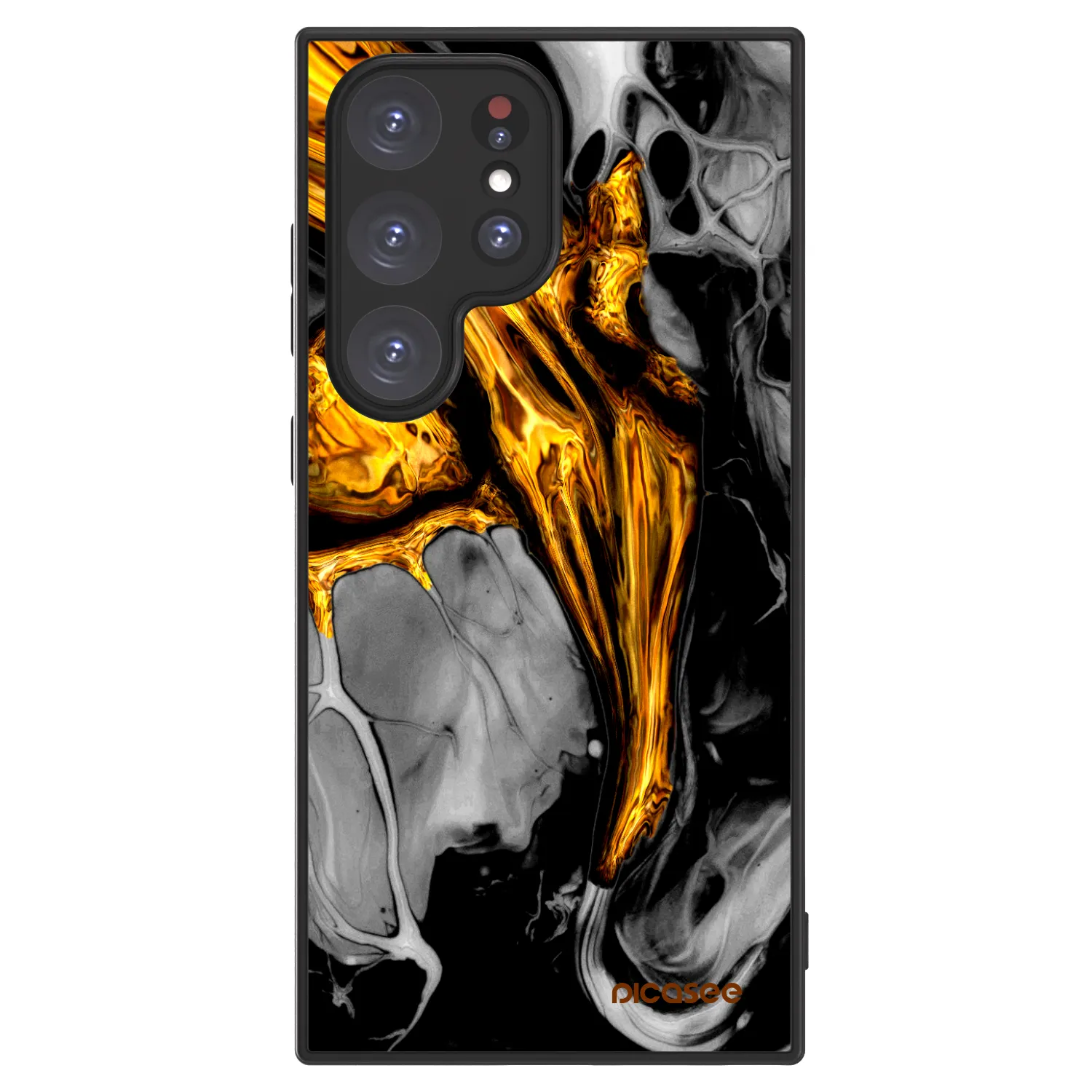 Picasee ULTIMATE CASE pentru Samsung Galaxy S24 Ultra S928B 5G - Black Gold