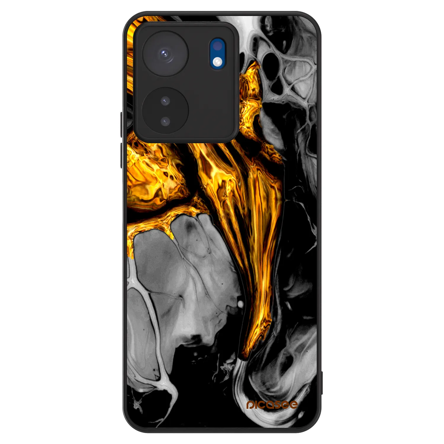 Picasee ULTIMATE CASE pentru Xiaomi Redmi 13C 4G - Black Gold