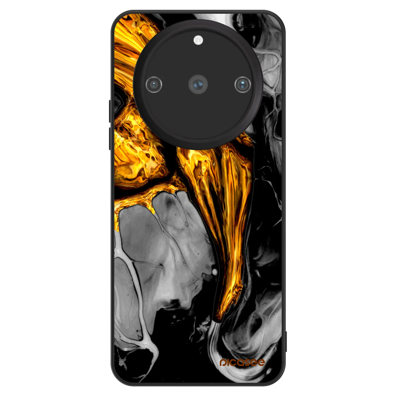 Picasee ULTIMATE CASE pentru Realme 11 Pro+ - Black Gold