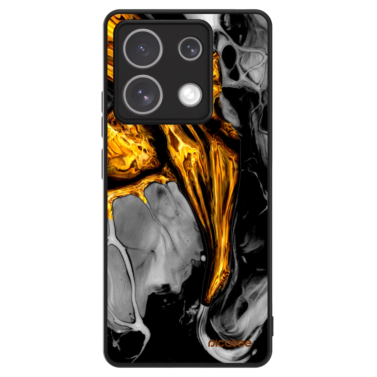 Picasee ULTIMATE CASE pentru Xiaomi Redmi Note 13 5G - Black Gold