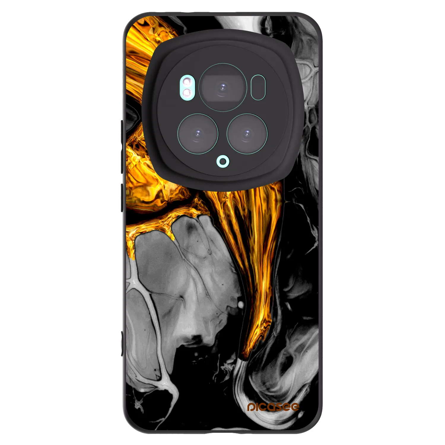 Picasee husă neagră din silicon pentru Honor Magic6 Pro - Black Gold