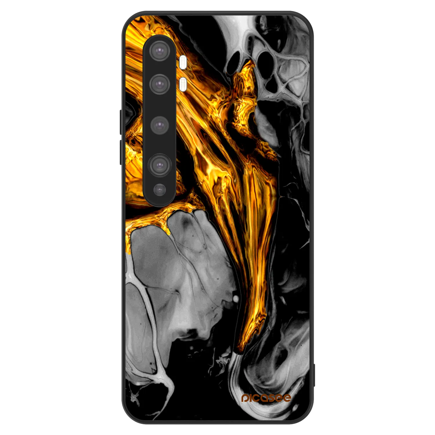 Picasee ULTIMATE CASE pentru Xiaomi Mi Note 10 (Pro) - Black Gold