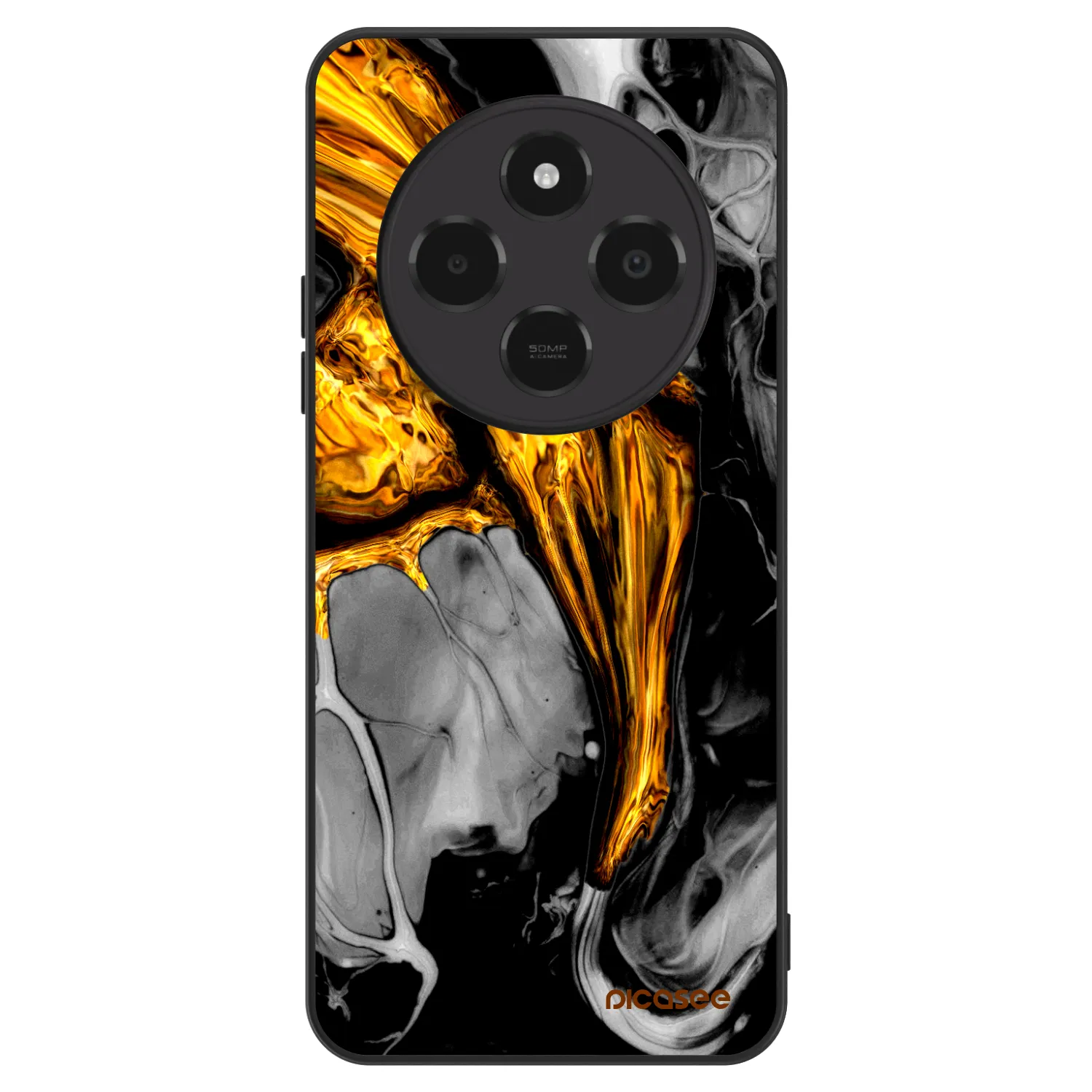 Picasee ULTIMATE CASE pentru Xiaomi Poco C75 - Black Gold